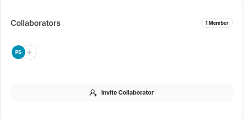 Collaborators Panel