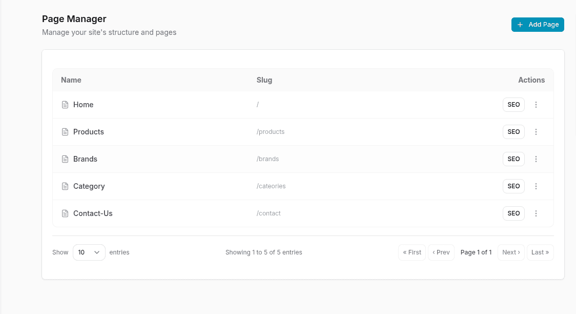 Page Manager Overview