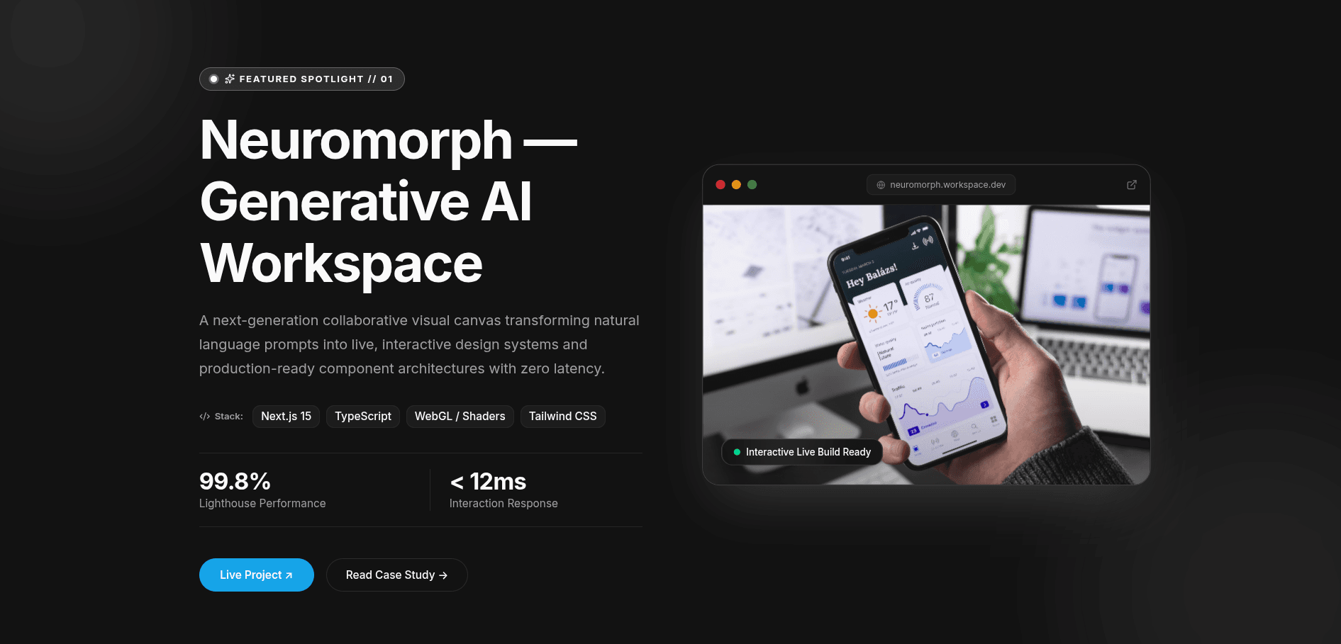 Portfolio · Featured Project Spotlight